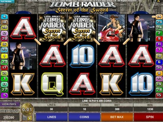 Tomb Raider Pokies Game